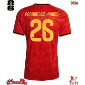 Belgium Matias Fernandez-Pardo #26 Replica Home Stadium Shirt World Cup 2026 Short Sleeve